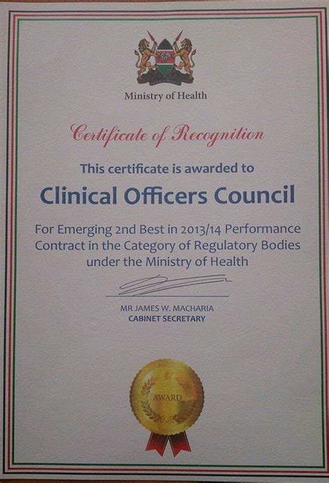 Clinical Officers Council portal: License registration and renewal.